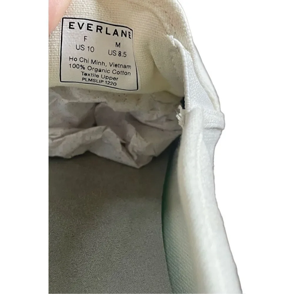 Everlane The Forever Slip-On‎ Sneaker womens 10 Mens 8.5 offwhite new - Picture 6 of 12